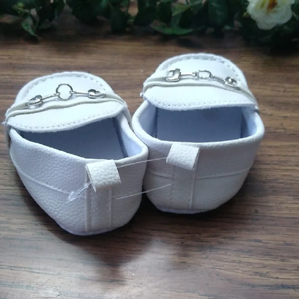 White Kids Loafers